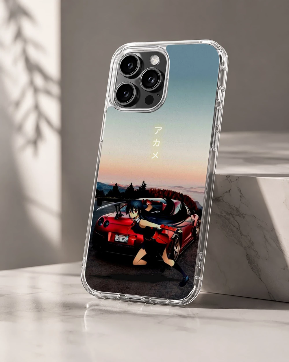 Anime JDM phone cover design for iPhone 16 Pro